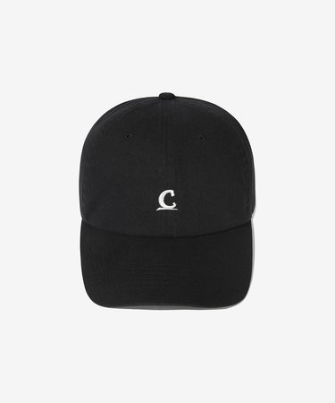 SYMBOL LOGO RELAXED FIT BALL CAP - BLACK