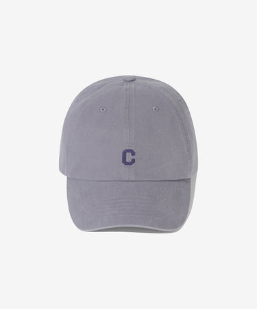 SMALL C LOGO FLAT EMBROIDERY STANDARD SLIM FIT BALL CAP - PURPLE