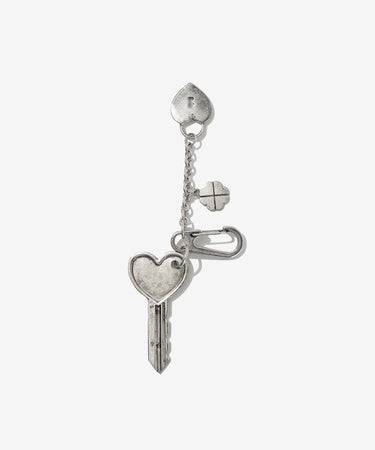 WOMEN METAL OBJECT KEYRING - SILVER