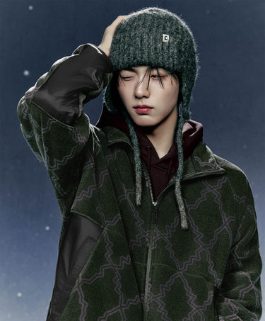 WARM ON FLEECE JACKET - CHARCOAL