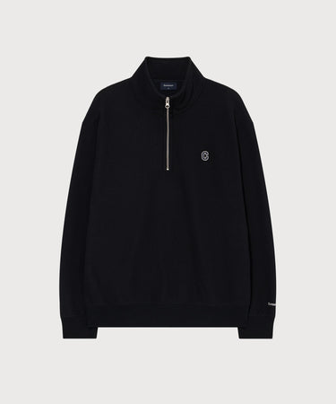 SMALL C LOGO CORDUROY HALF-ZIP