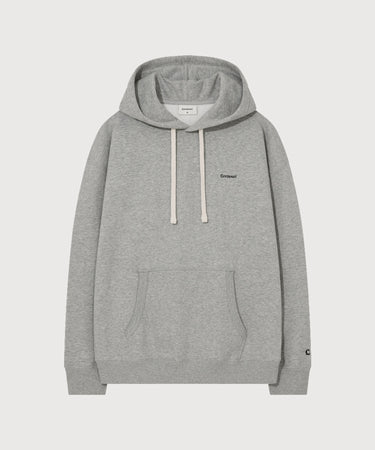 SMALL LOGO BRUSHED HOODIE