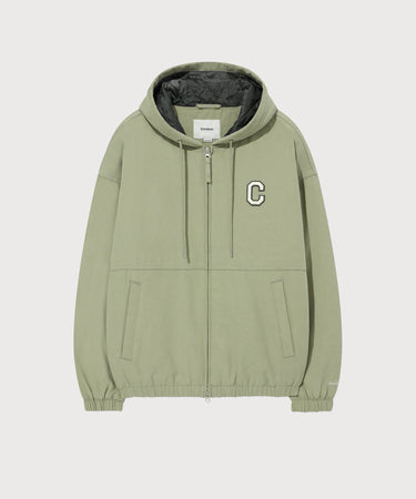 HEAVY OXFORD HOODED JACKET