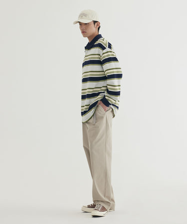 [SOOBIN着用] HERRINGBONE 1-TUCK PANTS