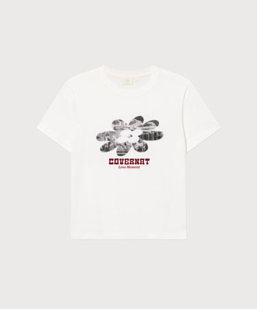WOMAN CLOVER GRAPHIC SHORT SLEEVE T-SHIRT