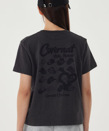 WOMAN CIRCUS GRAPHIC SHORT SLEEVE T-SHIRT