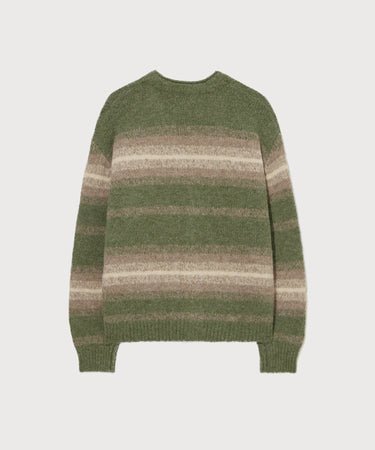 GRADIENT STRIPE CARDIGAN