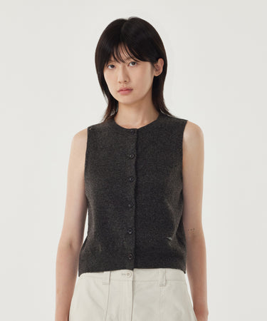 WOMEN DETACHABLE KNIT CARDIGAN
