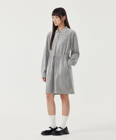 WOMAN VELOUR SWEAT DRESS