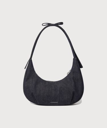 CLOVER HEART FLAT RIBBON SHOULDER BAG