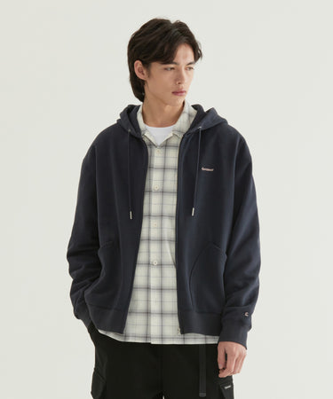 SMALL LOGO ZIP-UP HOODIE