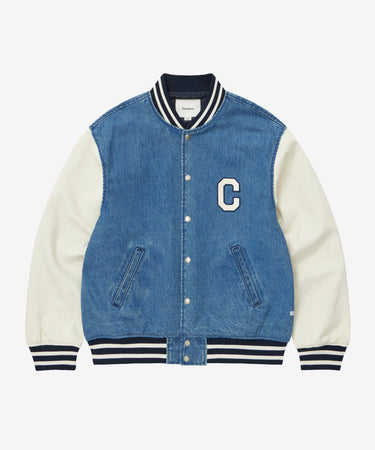 [SOOBIN着用] RING-SPUN C LOGO DENIM VARSITY