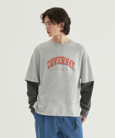 ARCH LOGO LAYERED LONG SLEEVE