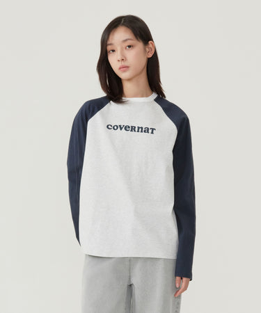 WOMEN COOPER LOGO RAGLAN LONG-SLEEVE