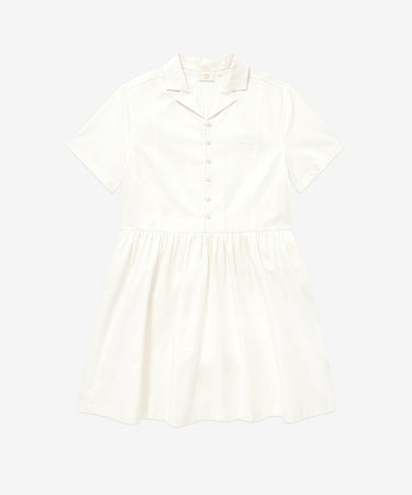 WOMEN COLLARED HALF DRESS