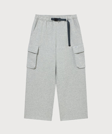 WIDE CARGO SWEATPANTS