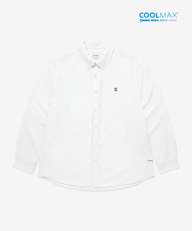 COOLMAX C LOGO OXFORD SHIRT