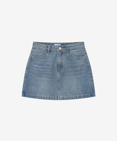 WOMEN DENIM MINI SKIRT