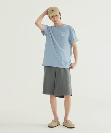 BERMUDA BIG LOGO DYED SWEAT SHORTS