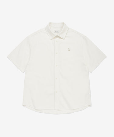 C LOGO DENIM HALF SHIRT