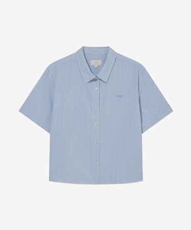 WOMEN SEERSUCKER HALF SHIRTS