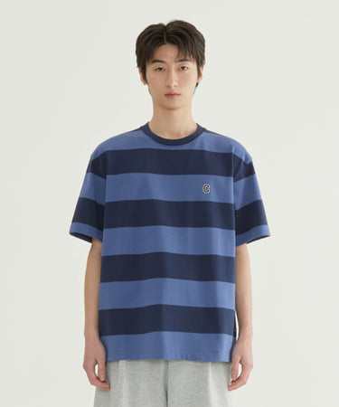 STRIPE RUGBY ROUND T-SHIRT