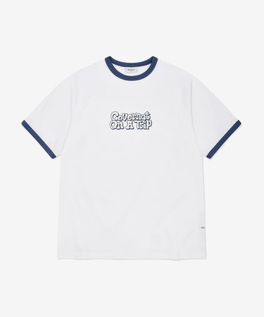 [SOOBIN着用] ON A TRIP GRAPHIC RINGER T-SHIRT