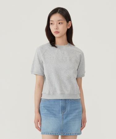 WOMEN COOPER LOGO HALF SWEATSHIRT