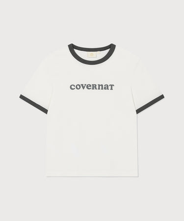 WOMEN COOPER LOGO RINGER T-SHIRT