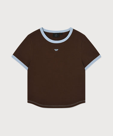 WOMEN BABY FIT RINGER T-SHIRT