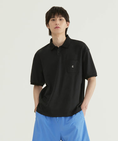 SIGNATURE SYMBOL POCKET POLO T-SHIRT