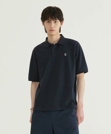 C LOGO COOL PIQUÉ POLO T-SHIRT