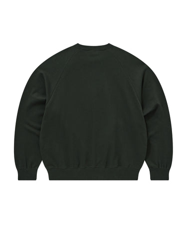 OVAL LOGO SWEATSHIRT - CHARCOAL