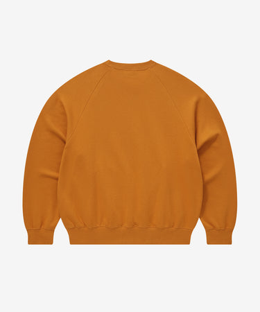 OVAL LOGO SWEATSHIRT - ORANGE