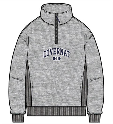 ARCH LOGO HALF ZIP-UP SWEATSHIRT