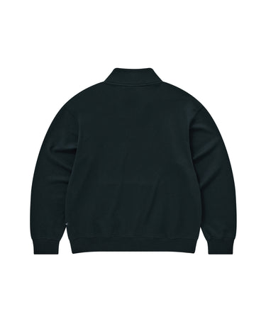 ARCH LOGO HALF ZIP-UP SWEATSHIRT - NAVY