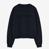 COVERNAT ウィメンズ クーパーロゴ裏起毛スウェットシャツ ネイビー