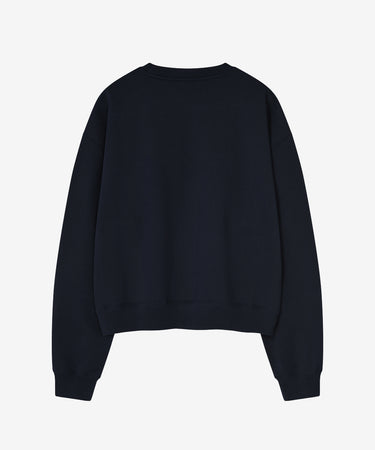 COVERNAT ウィメンズ クーパーロゴ裏起毛スウェットシャツ ネイビー 商品画像 2