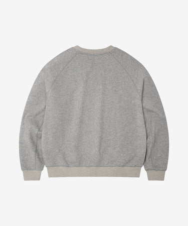 COVERNAT ウィメンズ Vネックスウェットシャツ メランジグレー 商品画像 2