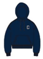 WOMEN C LOGO HOODIE