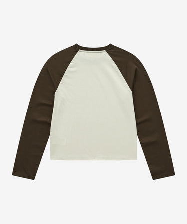COVERNAT ウィメンズ ラグランロングスリーブ エクリュ