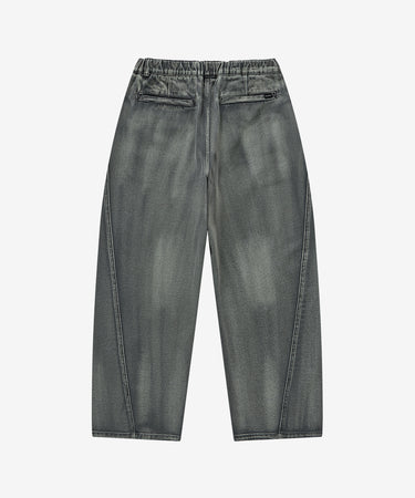 【予約｜9月下旬発送】CORDURA CURVED DENIM EASY PANTS - GRAY