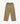 WOMEN BELTED WIDE DENIM PANTS - BEIGE