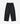 WOMEN CURVED PANTS - BLACK