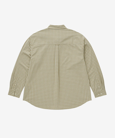 【予約｜9月下旬発送】CHECK SHIRT - BEIGE