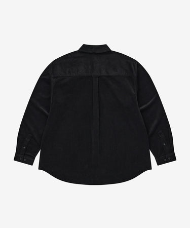 COVERNAT コーデュロイシャツ ブラック 商品画像 2
