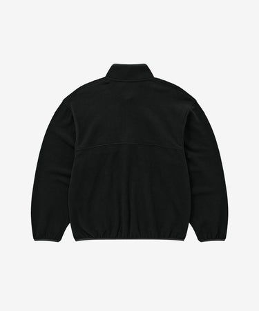 COVERNAT ウォームオン フリース ハーフネックスウェットシャツ ブラック