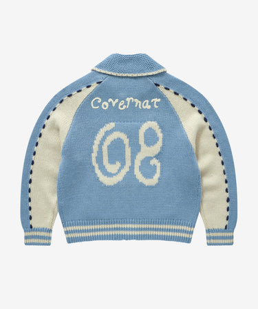 COVERNAT ウィメンズ カウチンカーディガン スカイブルー 商品画像 2