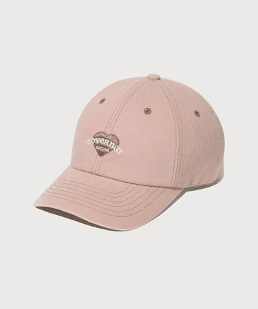 [STANDARD FIT] CLOVER HEART COOPER LOGO HEART BASIC BALL CAP