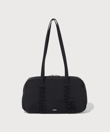 WOMEN FRILL SQUARE SHOULDER BAG